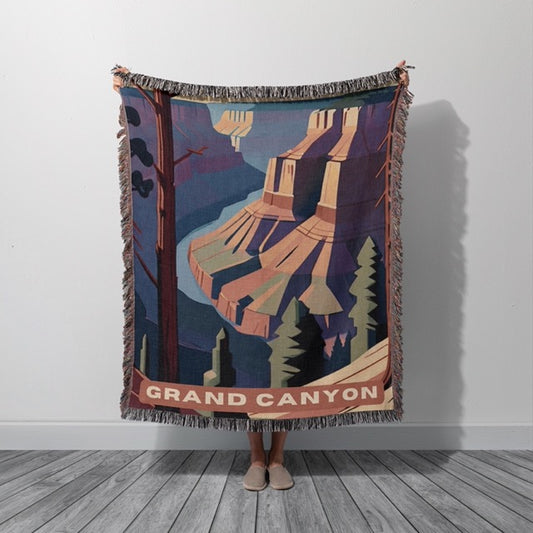 Grand Canyon National Park WPA Woven Blanket