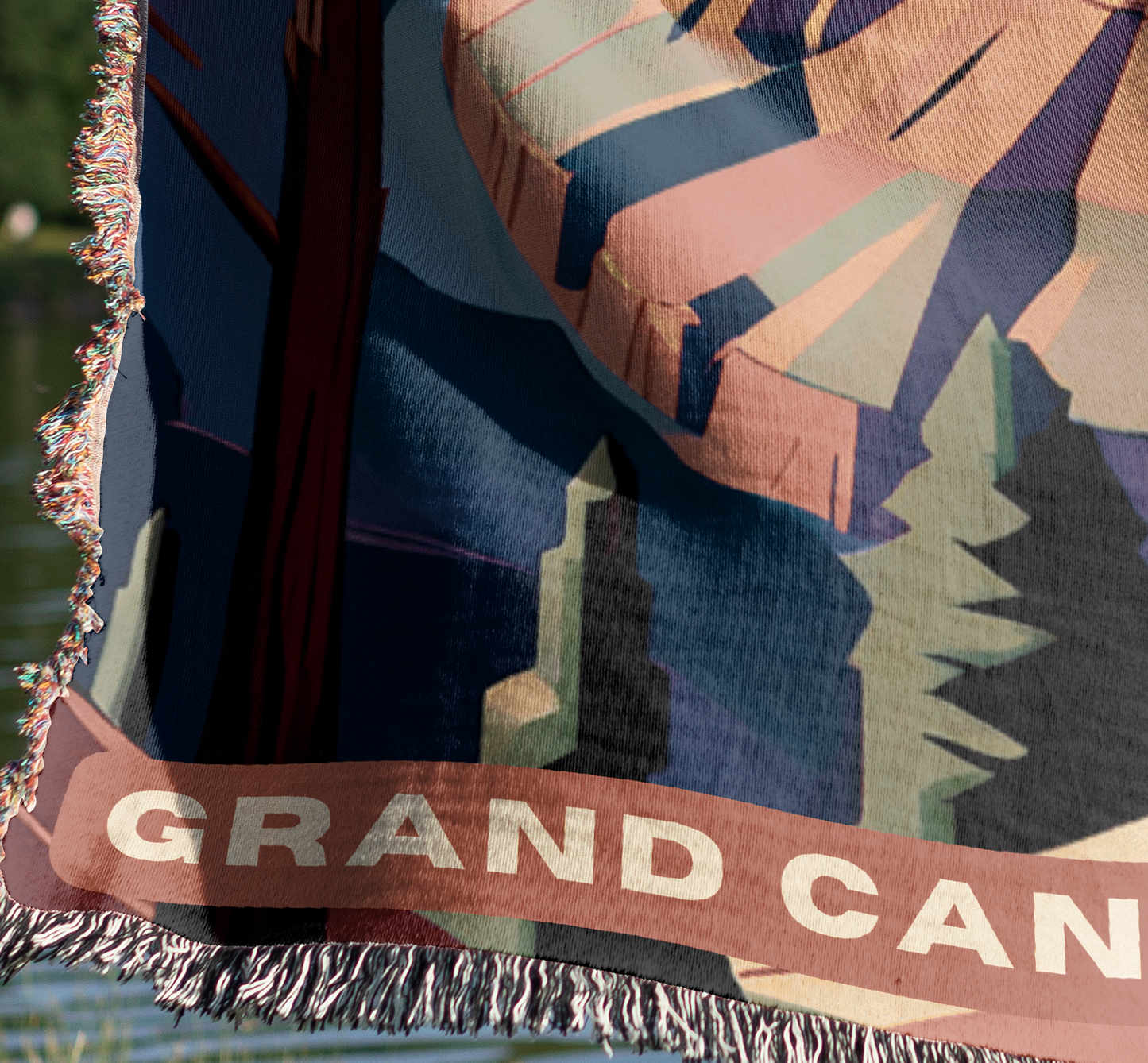 Grand Canyon National Park WPA Woven Blanket