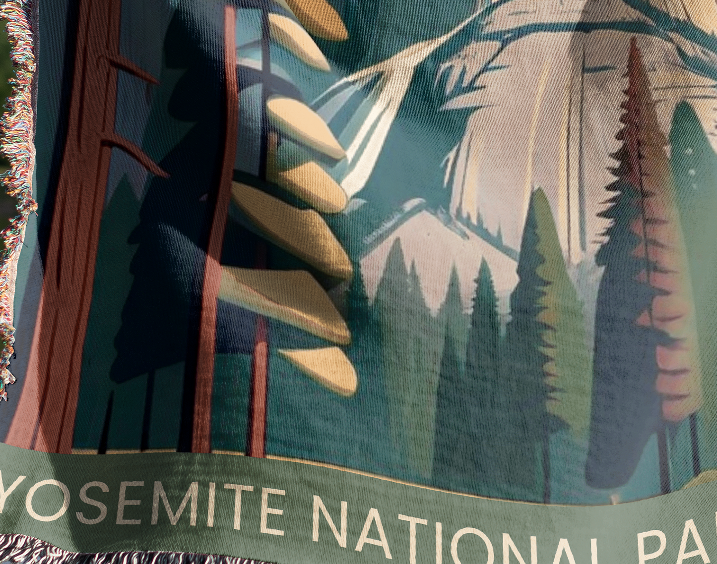 Yosemite National Park WPA Woven Blanket