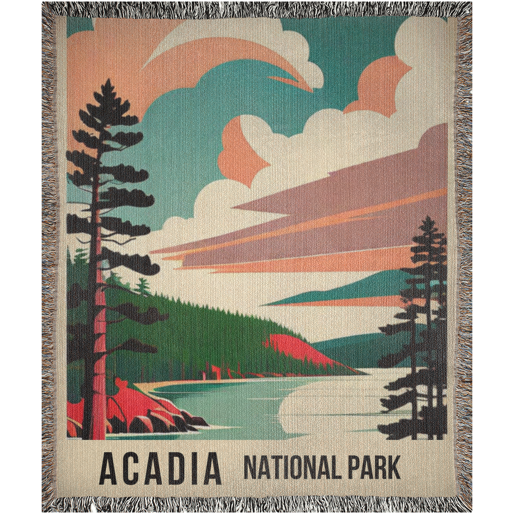 Acadia National Park WPA Blanket