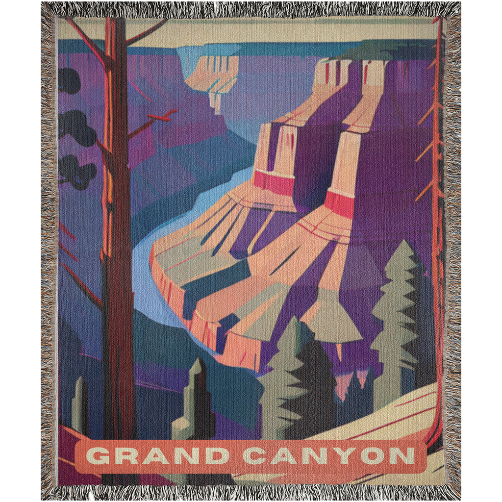 Grand Canyon National Park WPA Woven Blanket