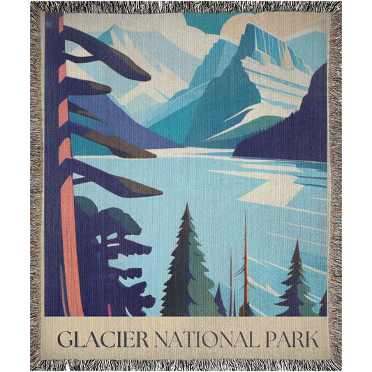 Glacier National Park WPA Blanket